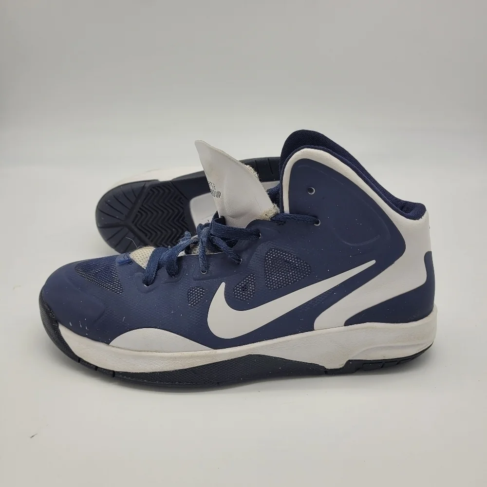 Nike Shoes 7 Youth Boys Hyper Guard Up Basketball Sneaker Navy Blue 551640 401